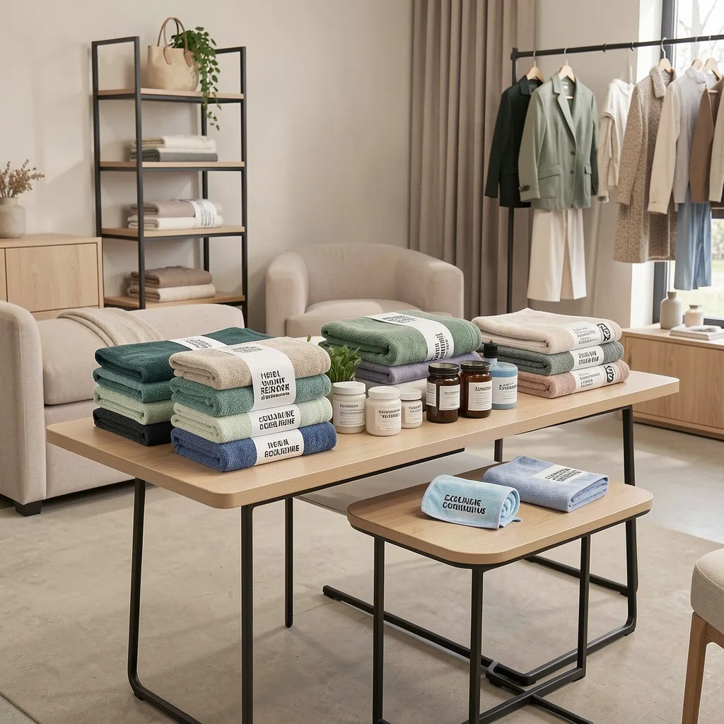 Comparison chart of standard towel vs cooling towel heat dissipation