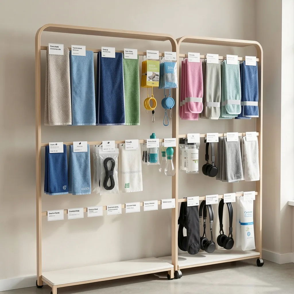 Outdoor scene with cooling accessories in use